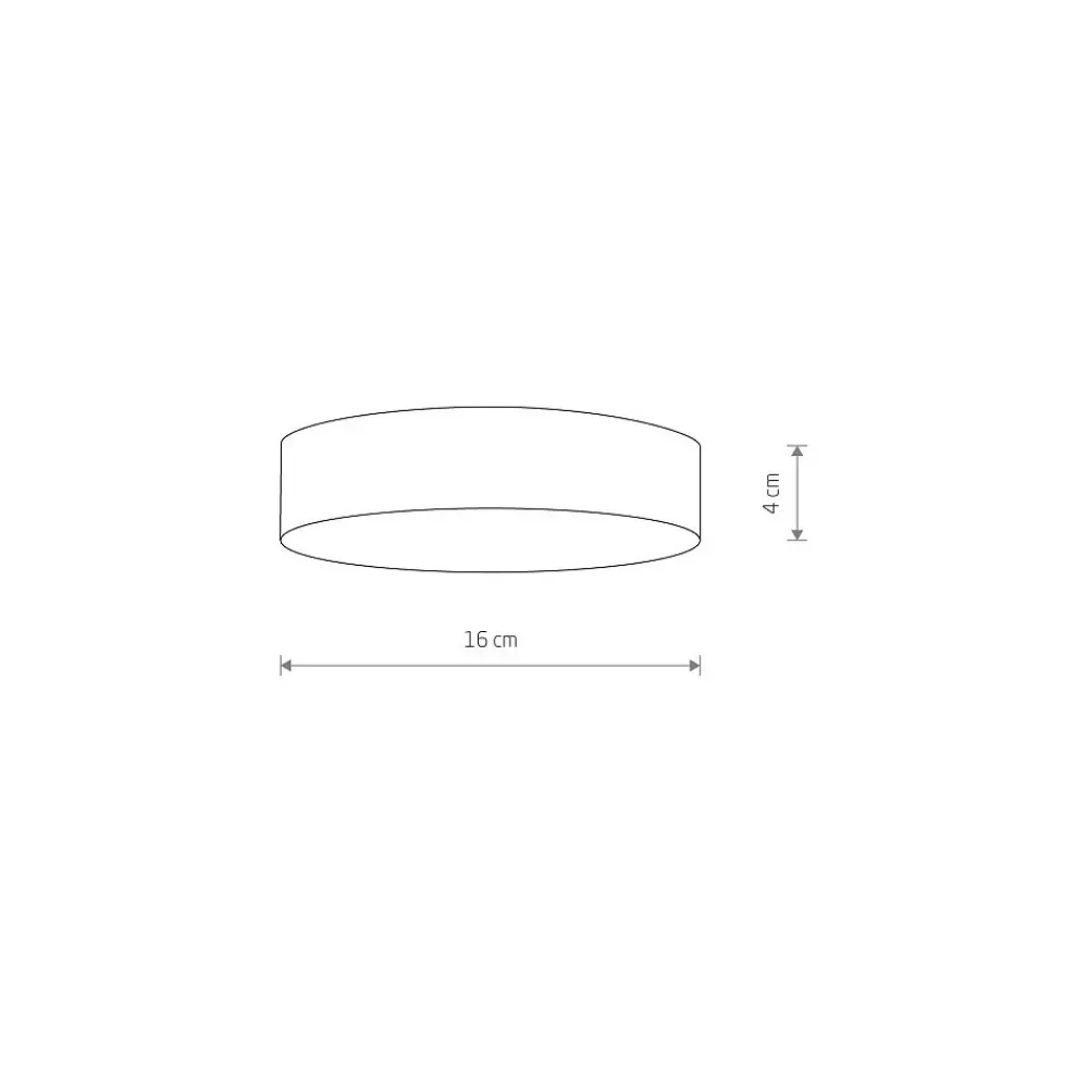 Plafon Sufitowy LID Czarny 25W LED 3000K 16cm * Nowodvorski Clearance