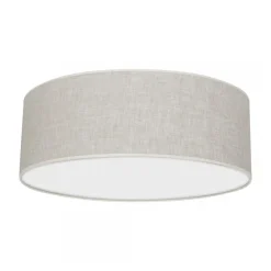 Plafon Sufitowy LINO Biały Szary Abażur 3xE27 50cm * Eko-light Best