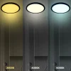 Plafon Sufitowy MAQ Czarny Biały Regulacja Barwy 40W LED 50cm * Eko-light Discount