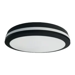 Plafon Sufitowy MARLON Czarny Biały 36W LED 4000K IP54 30cm * Eko-light Hot