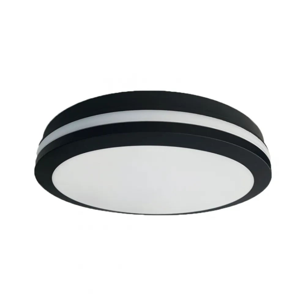 Plafon Sufitowy MARLON Czarny Biały 12W LED 4000K IP54 18cm * Eko-light Best