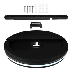 Plafon Sufitowy MARLON Czarny Biały 12W LED 4000K IP54 18cm * Eko-light Best
