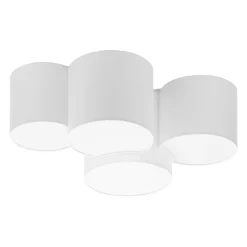 Plafon Sufitowy MONA Biały Abażury 4xE27 * TK Lighting