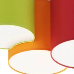 Plafon Sufitowy MONA KIDS Kolorowy Abażury 5xE27 * TK Lighting Outlet