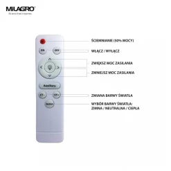 Plafon sufitowy ONTARIO 24W LED 40 cm * Eko-light Clearance