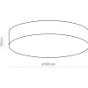 Plafon Sufitowy RONDO Beżowy Abażur 6xE27 78cm * TK Lighting Hot
