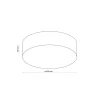 Plafon Sufitowy RONDO Len 4xE27 45cm * TK Lighting New