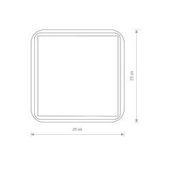 Plafon Sufitowy TAHOE Biały 2xE27 IP44 25cm * Nowodvorski Outlet