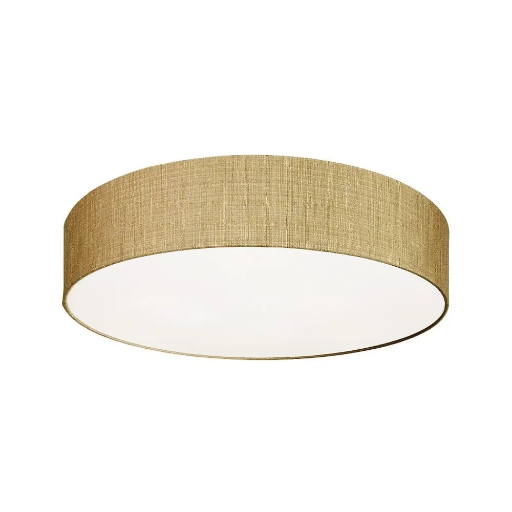 Plafon Sufitowy TURDA Biały Brązowy Abażur 4xE27 65cm * Nowodvorski Outlet