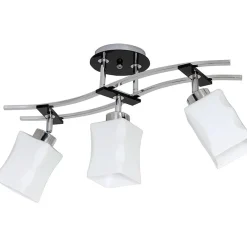 Plafon szklany Derby potrójny chrom glam * Luminex Best
