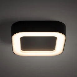 Plafon Zewnętrzny PUEBLA Czarny 12W LED 3000K IP54 20cm * Nowodvorski New