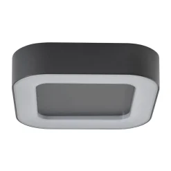 Plafon Zewnętrzny PUEBLA Czarny 12W LED 3000K IP54 20cm * Nowodvorski New