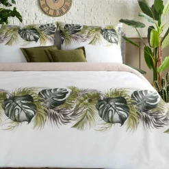 Pościel AMBER monstera 220x200 cm bawełna