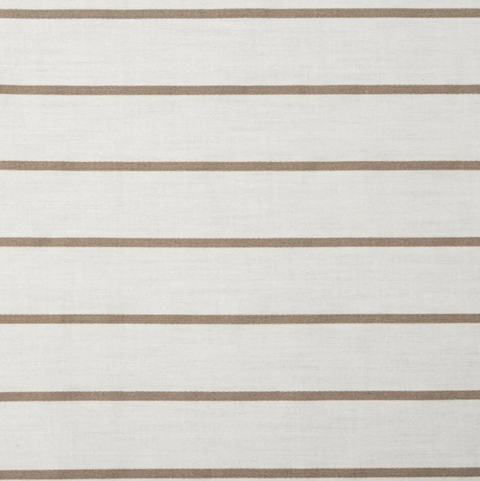 Pościel RAYA paski biało beżowa 140x200 satyna