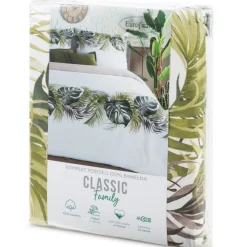 Pościel AMBER monstera 140x200 cm bawełna * EUROFIRANY B.B. Choczyńscy Sp.J.