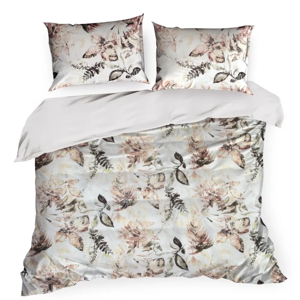 Pościel ARINA 160x200 cm liście mikrofibra * EUROFIRANY B.B. Choczyńscy Sp.J. Discount