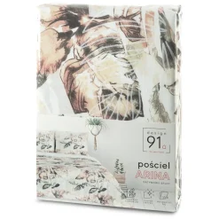 Pościel ARINA 160x200 cm liście mikrofibra * EUROFIRANY B.B. Choczyńscy Sp.J. Discount