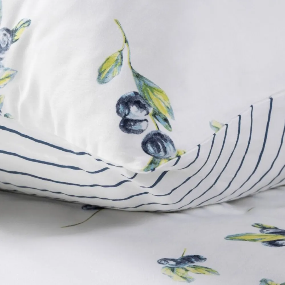 Pościel RAYA paski owoce granatowa 140x200 satyna * EUROFIRANY B.B. Choczyńscy Sp.J. Hot