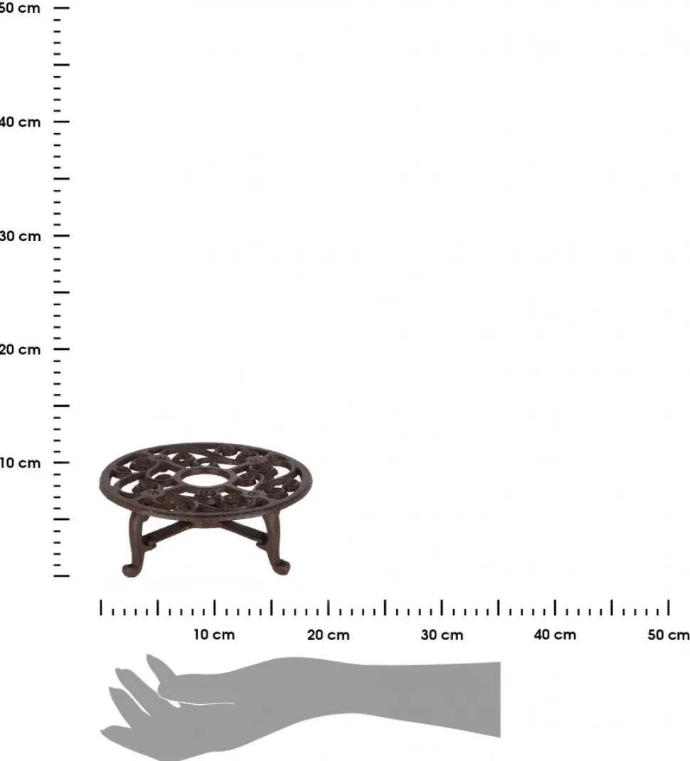 Podgrzewacz żeliwny okrągły 19 cm