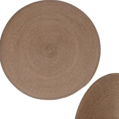 Podkładka na stół Braid taupe okrągła