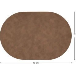 Podkładka dwustronna na stół Kim 49x33 cm czarna * Secret de Gourmet Sale