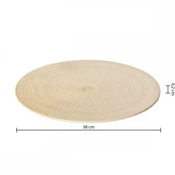 Podkładka na stół Braid Beige okrągła * Atmosphera Sale