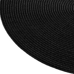 Podkładka na stół Braid Black okrągła * Secret de Gourmet New