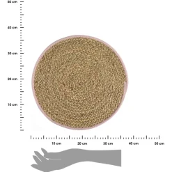 Podkładka na stół 38 cm Gaia Pink * Estia Clearance
