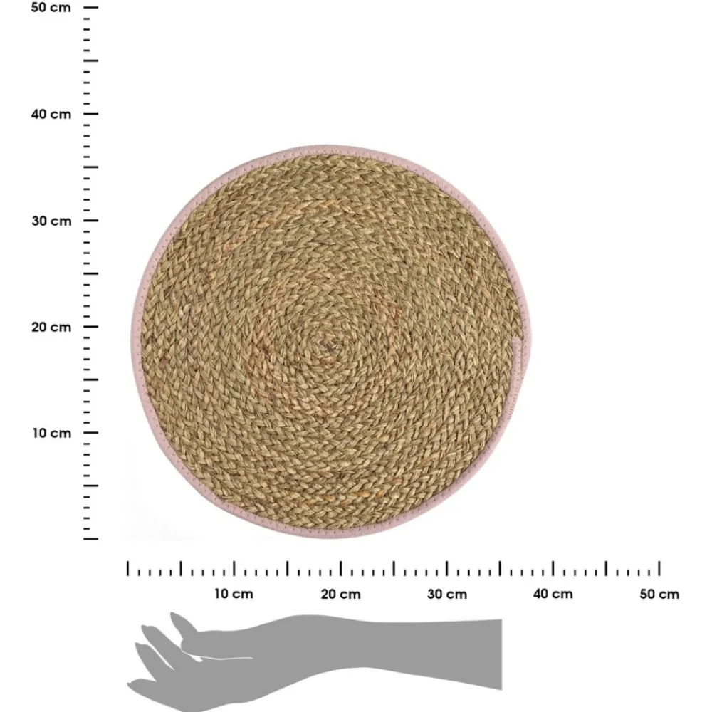 Podkładka na stół 38 cm Gaia Pink * Estia Clearance