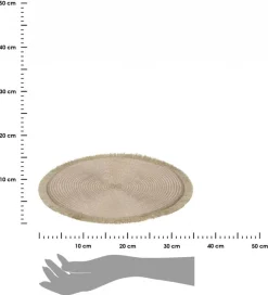 Podkładka na stół okrągła złota 35 cm * H&S Decoration Discount