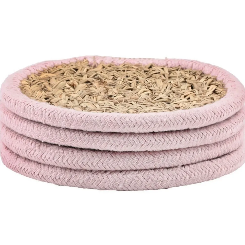 Podkładki pod kubek 4 szt. Gaia Pink