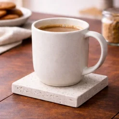 Podkładki pod kubek 4 szt. Travertine