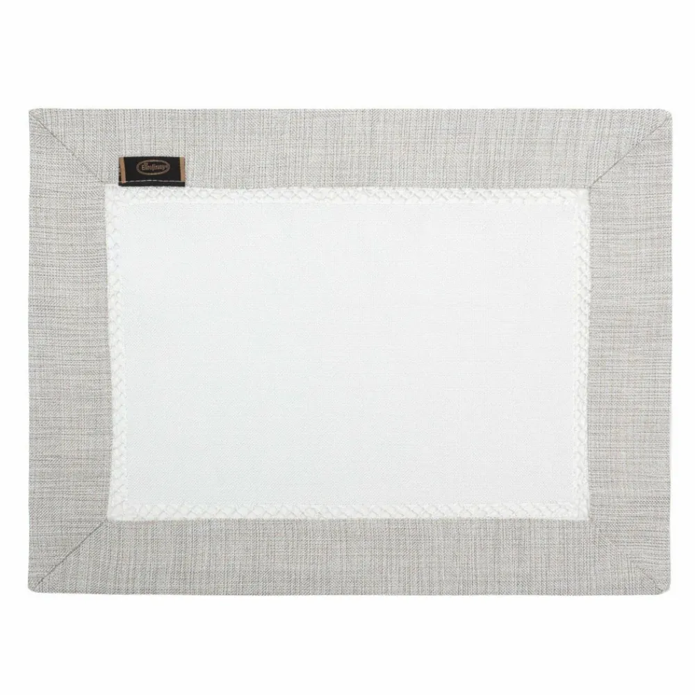 Podkładki EMMA 30x40 cm biały komplet 4 szt. * EUROFIRANY B.B. Choczyńscy Sp.J. New