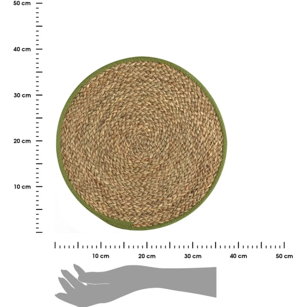 Podkładki na stół 38 cm 4szt. Gaia Green * Estia Online