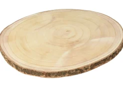Podstawka drewniana plaster drewna 40 cm * Excellent Houseware Clearance