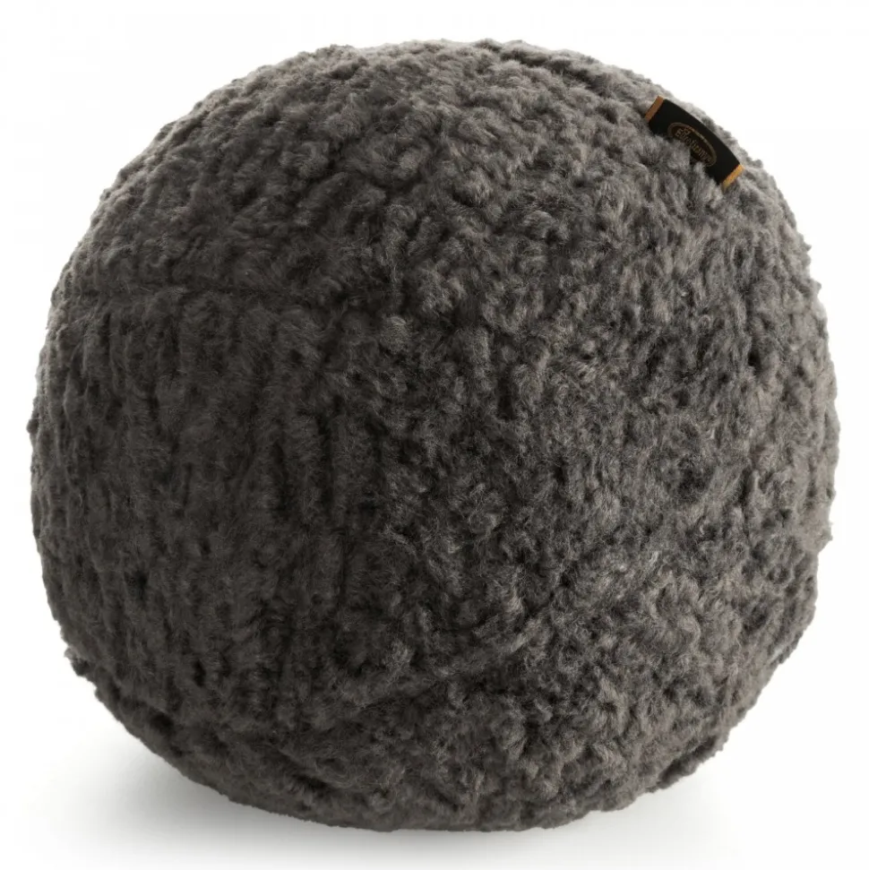 Poduszka BUKLA 09 fi24 cm ciemnoszara kula