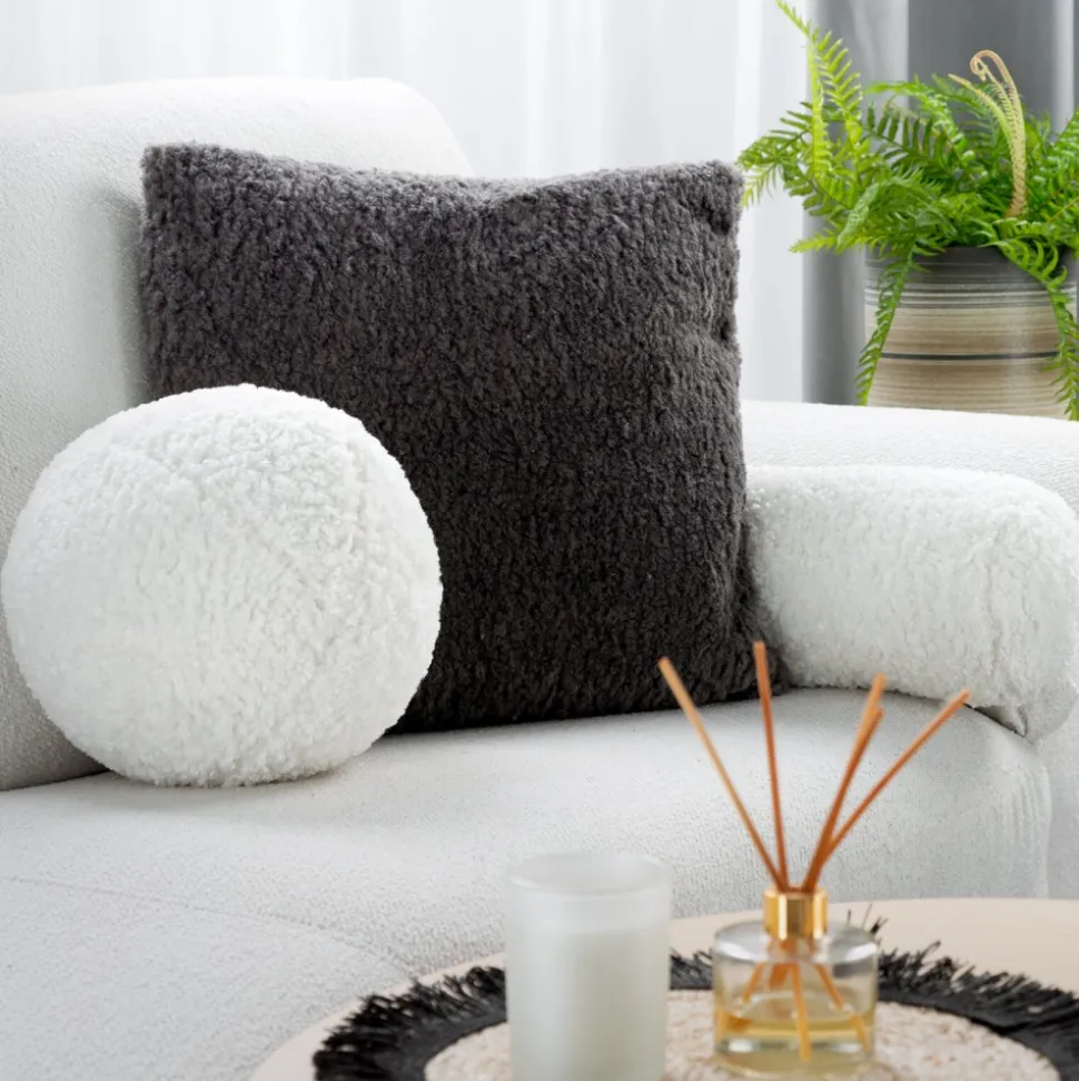 Poduszka BUKLA 10 45x15 cm kremowa wałek