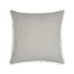 Poduszka CLARINE 40x40 gładka koronka