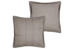 Poduszka ELLIE 45x45 taupe pikowana