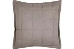 Poduszka ELLIE 45x45 taupe pikowana