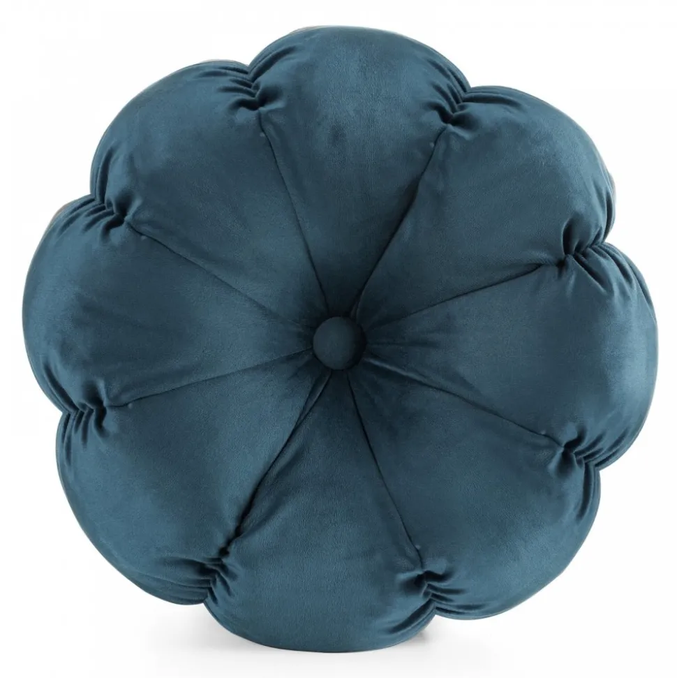 Poduszka FLOWER 41 37x37 cm niebieska