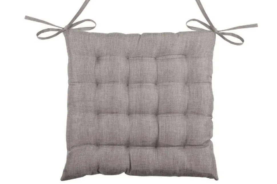 Poduszka na krzesło BEA 40x40 taupe pikowana