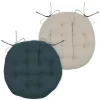 Poduszka na krzesło DUO 38 cm kobaltowa