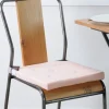 Poduszka na krzesło DUO 38x38 pudrowa jasnoszara