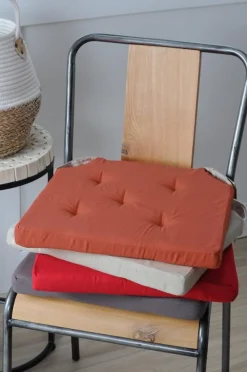 Poduszka na krzesło DUO 38x38 jasnobeżowa