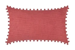 Poduszka SANCHEZ 30x50 ceglana pompony