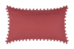 Poduszka SANCHEZ 30x50 ceglana pompony