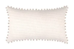 Poduszka SANCHEZ 30x50 écru pompony