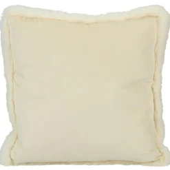 Poduszka Velvet biała 45x45 cm