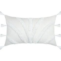 Poduszka BALMA WHITE 30x50 cm frędzle * STOF Clearance